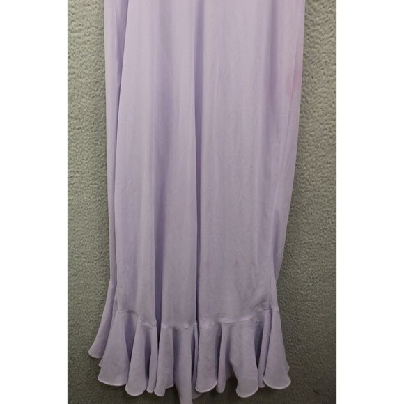 Madison Studio Intimates Purple Embroidered Beaded Slip Dress-Size Large-Fairy - Picture 10 of 12